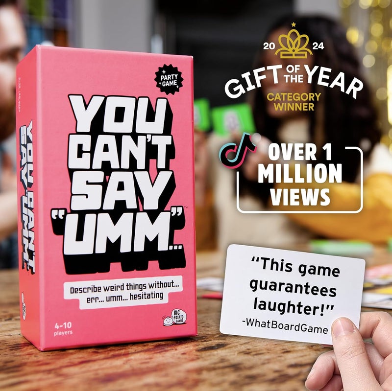 BIG POTATO You Can't Say UMM… : A Party Game for Family and Adults, Fast-Paced Family Word Game, Must Have for Game Night- For 4-12 Players - Image 2